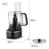 Mini procesador de alimentos 3 en 1 Electrolux Efp500 127v, color negro